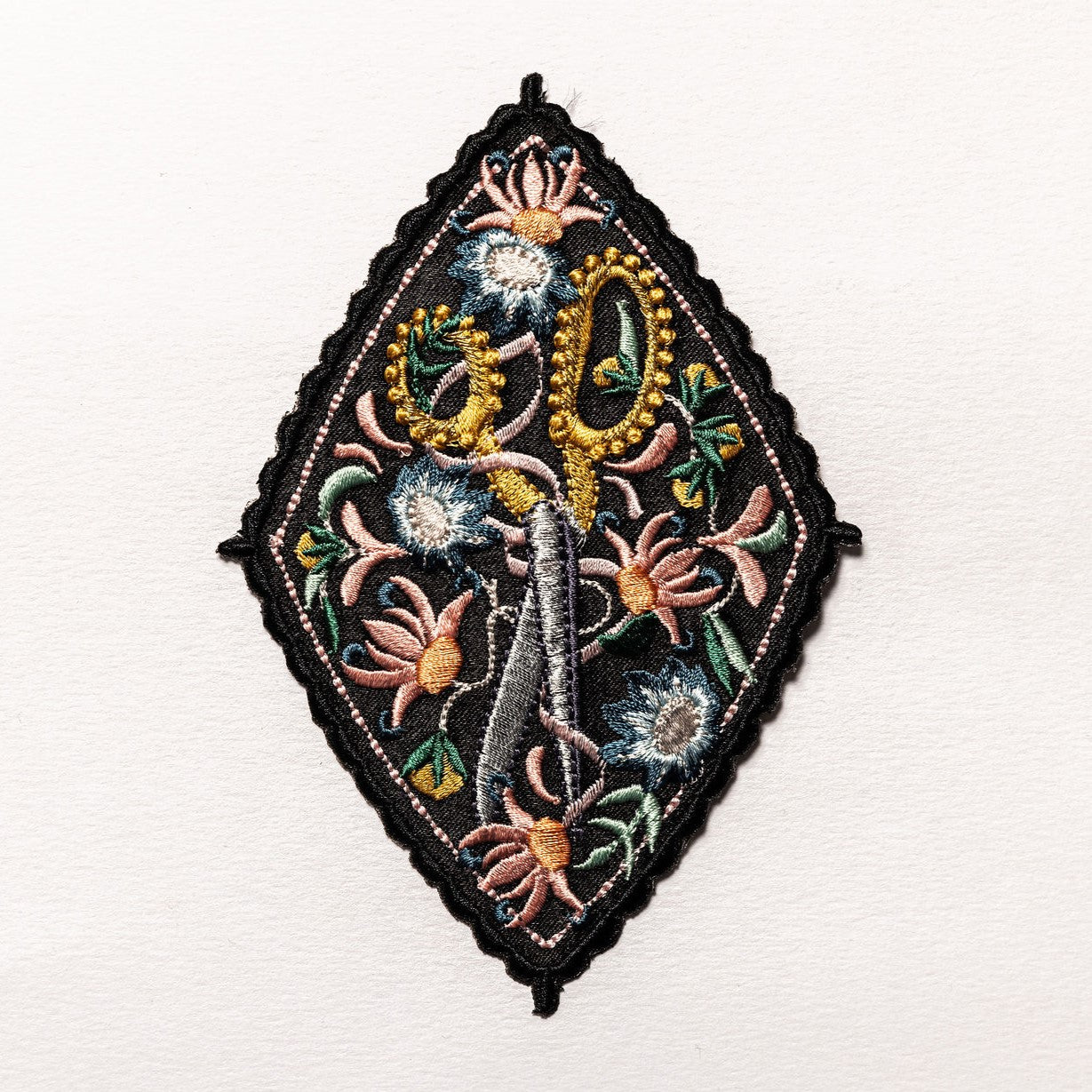 Scissors World Embroidery Day Patch 2025