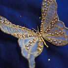 Sculptural Beaded Butterfly in Tambour Embroidery