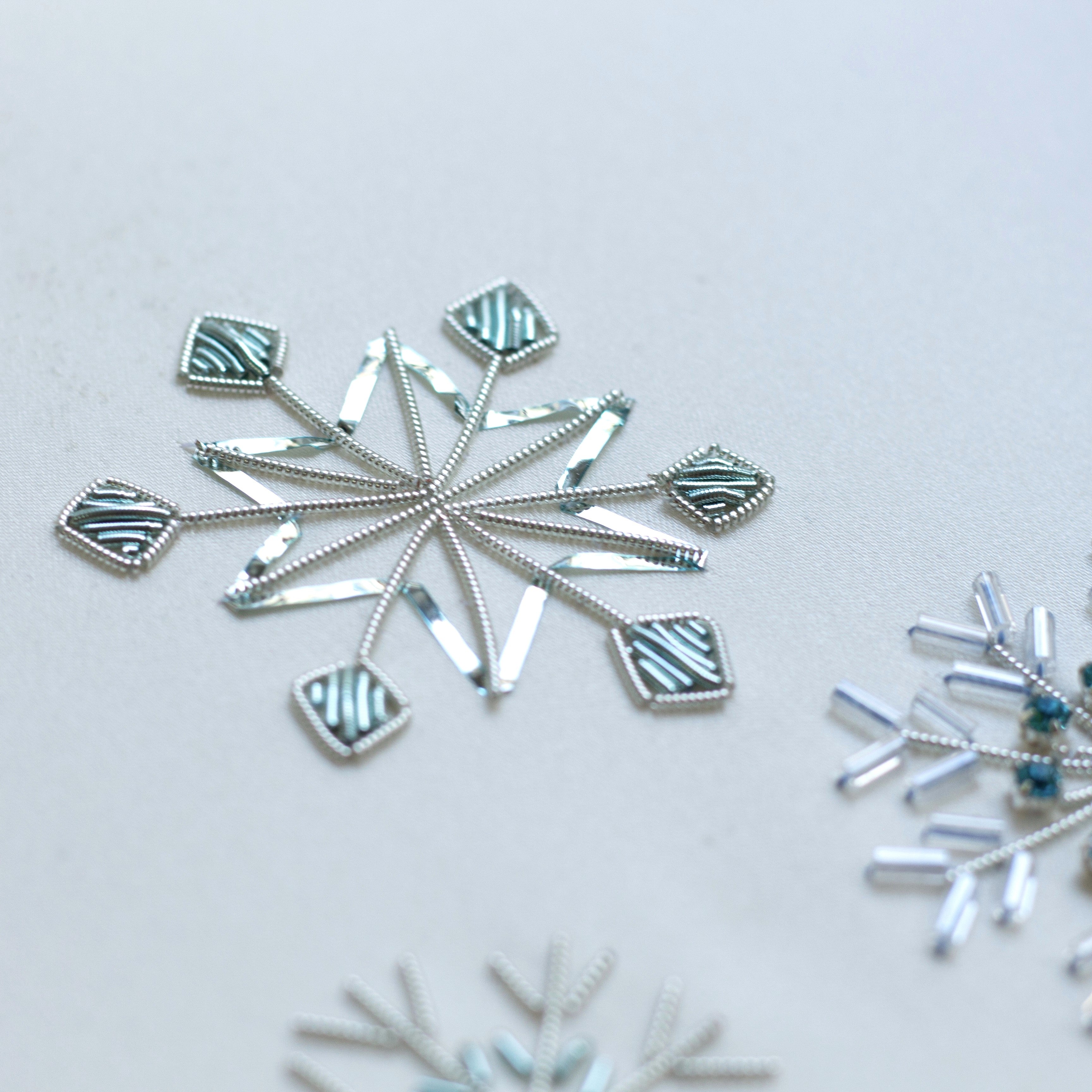 Hand & Lock School: Snowflake Hand Embroidery Taster Course