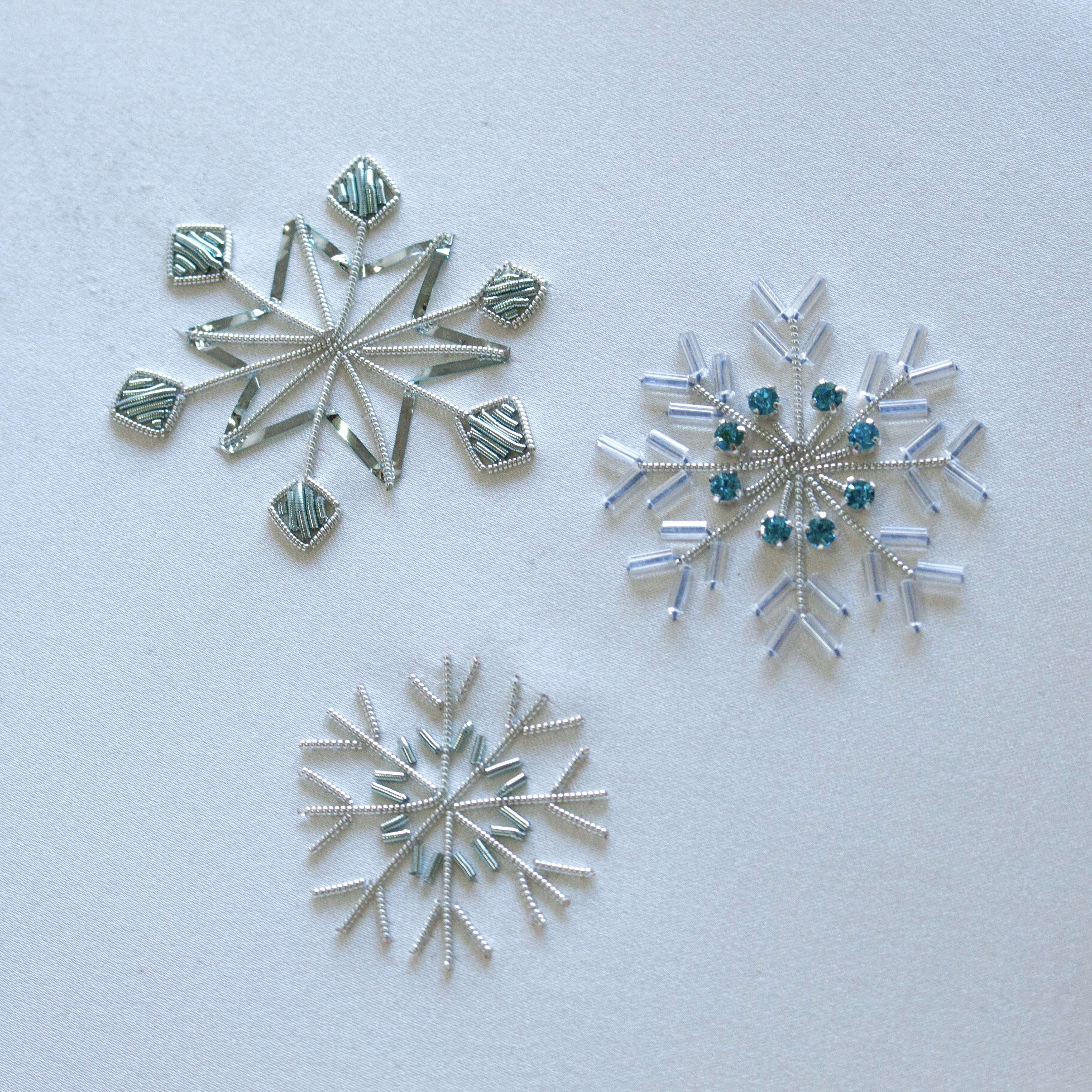 Hand & Lock School: Snowflake Hand Embroidery Taster Course