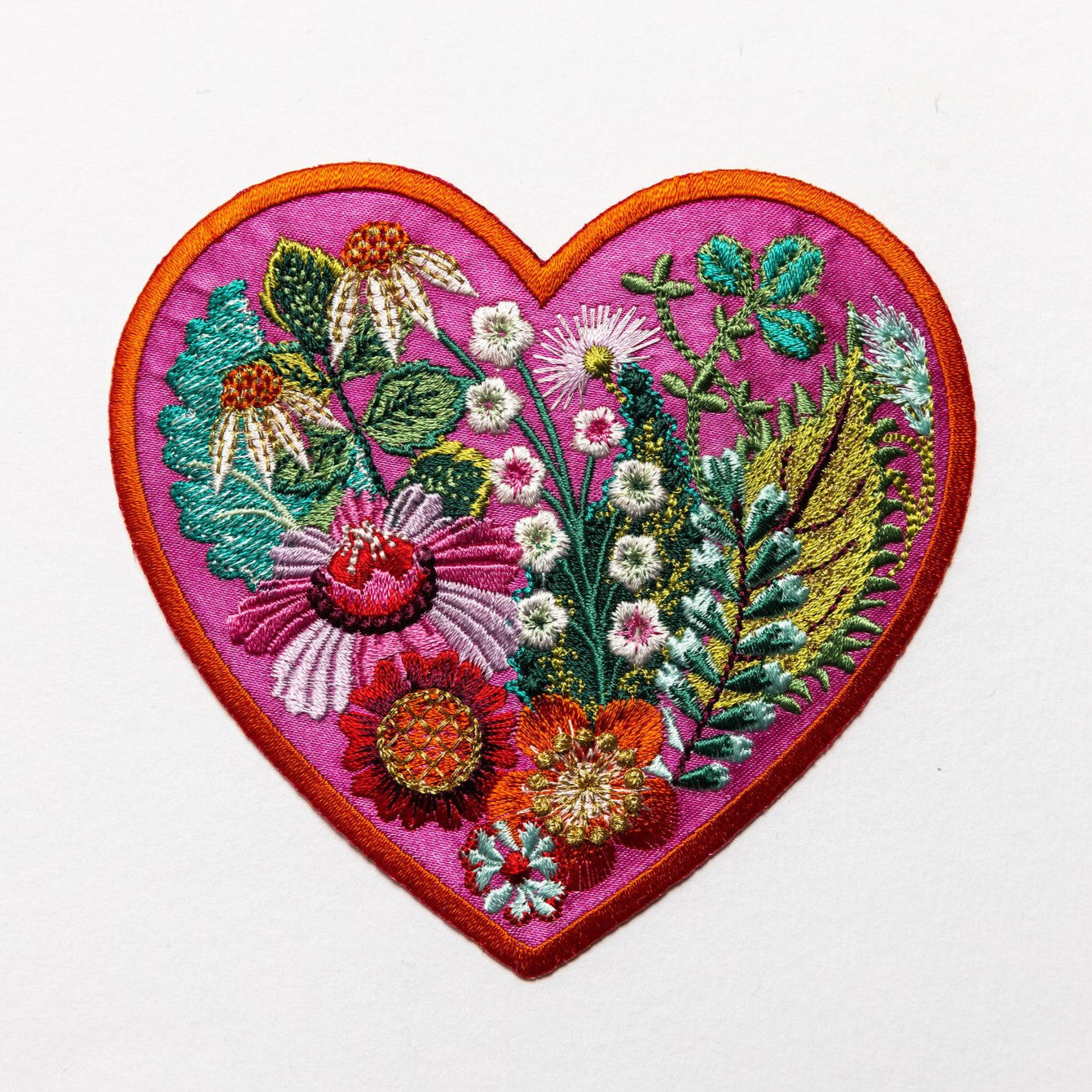 Studio Coverdale Collaboration - Garden Party Heart Embroidered Patch