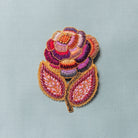 Studio Coverdale Collaboration - Thorny Weaver Embroidered Goldwork Brooch