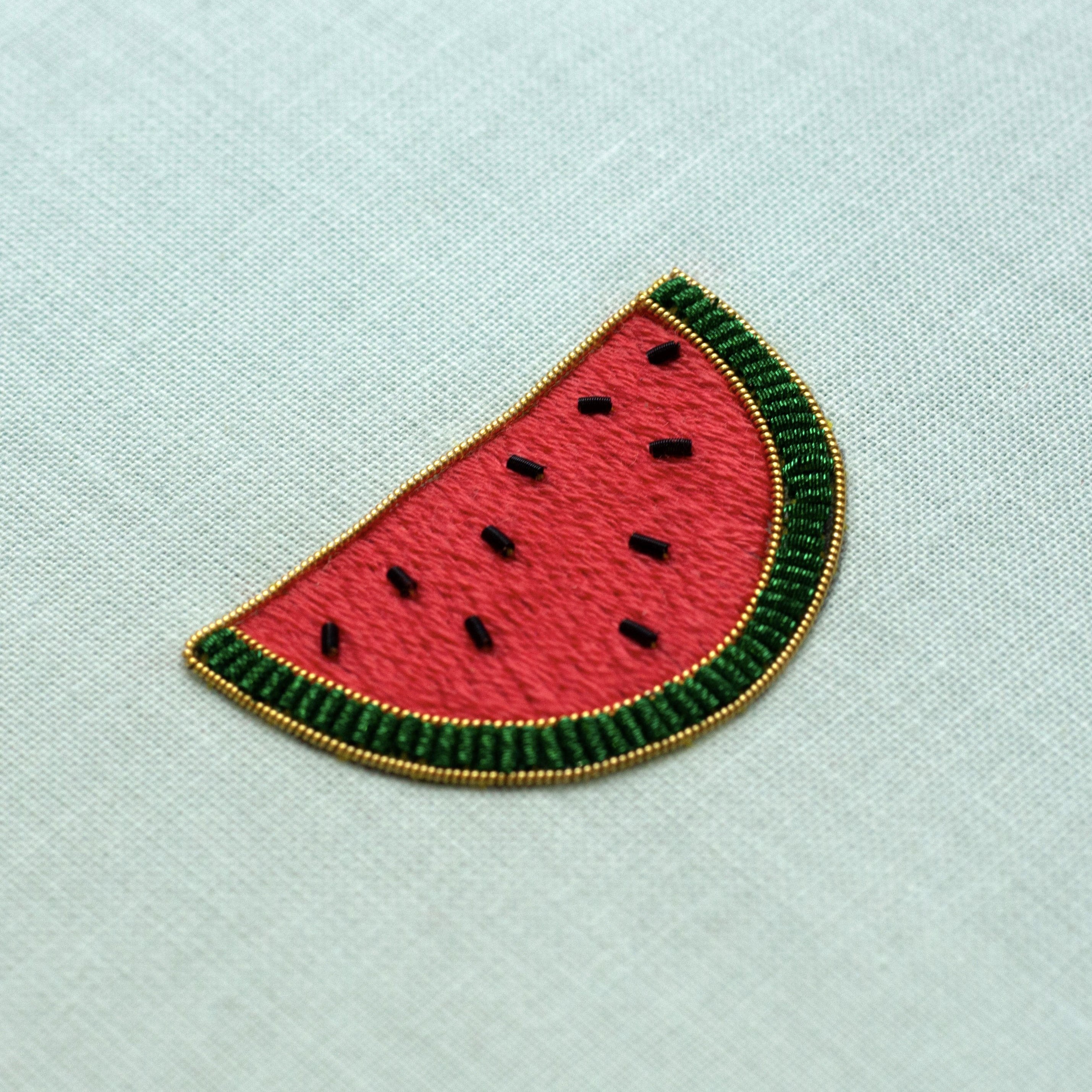 Hand & Lock School: Watermelon Hand Embroidery Taster Course