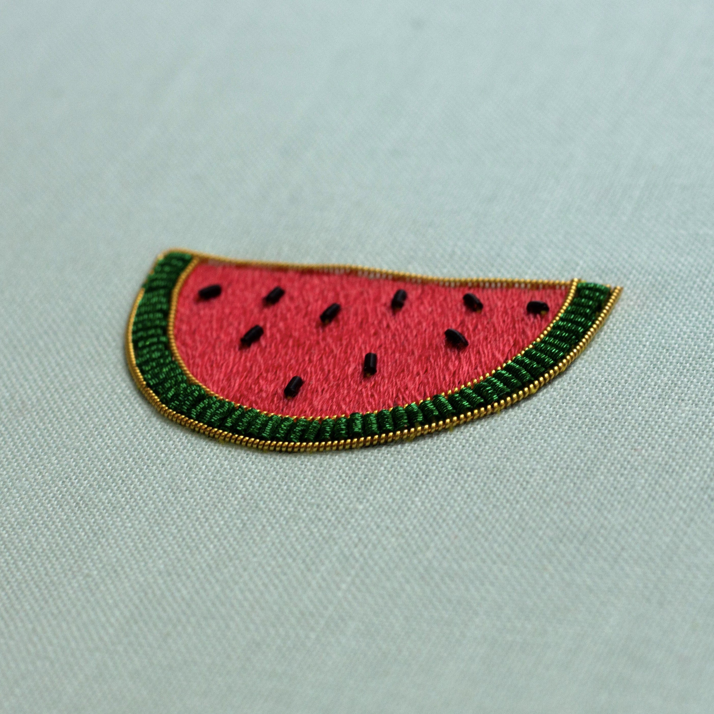 Hand & Lock School: Watermelon Hand Embroidery Taster Course