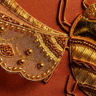 Sunlit Scarab - Goldwork Hand Embroidery Class - Hand and Lock 