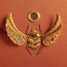 Sunlit Scarab - Goldwork Hand Embroidery Class - Hand and Lock 