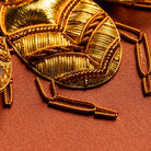 Sunlit Scarab - Goldwork Hand Embroidery Class - Hand and Lock 