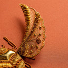 Sunlit Scarab - Goldwork Hand Embroidery Class - Hand and Lock 