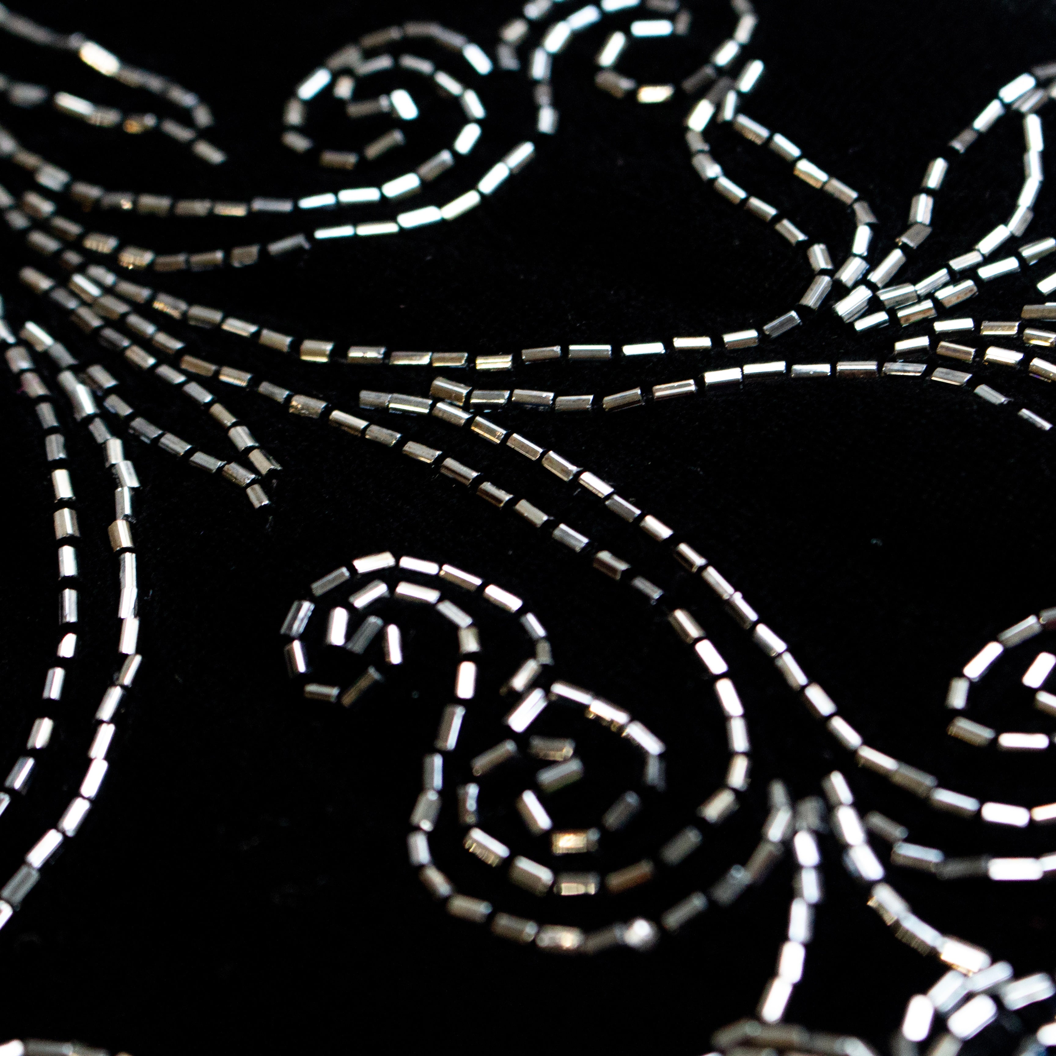 Tambour Embroidery Designs Beading Textiles Fabric Simple Bead