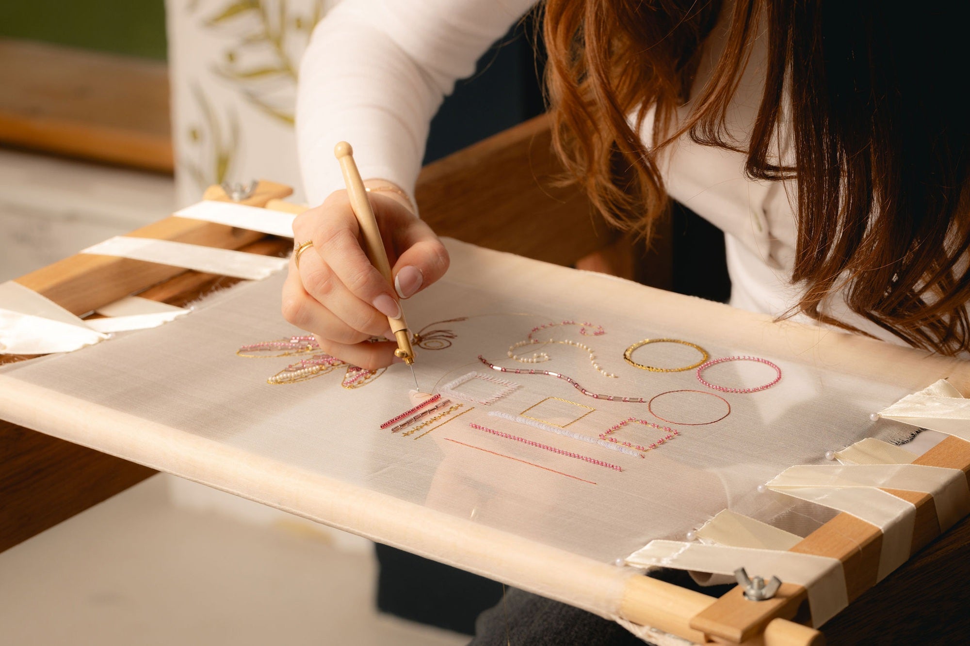 Tambour Embroidery Dragonfly Course