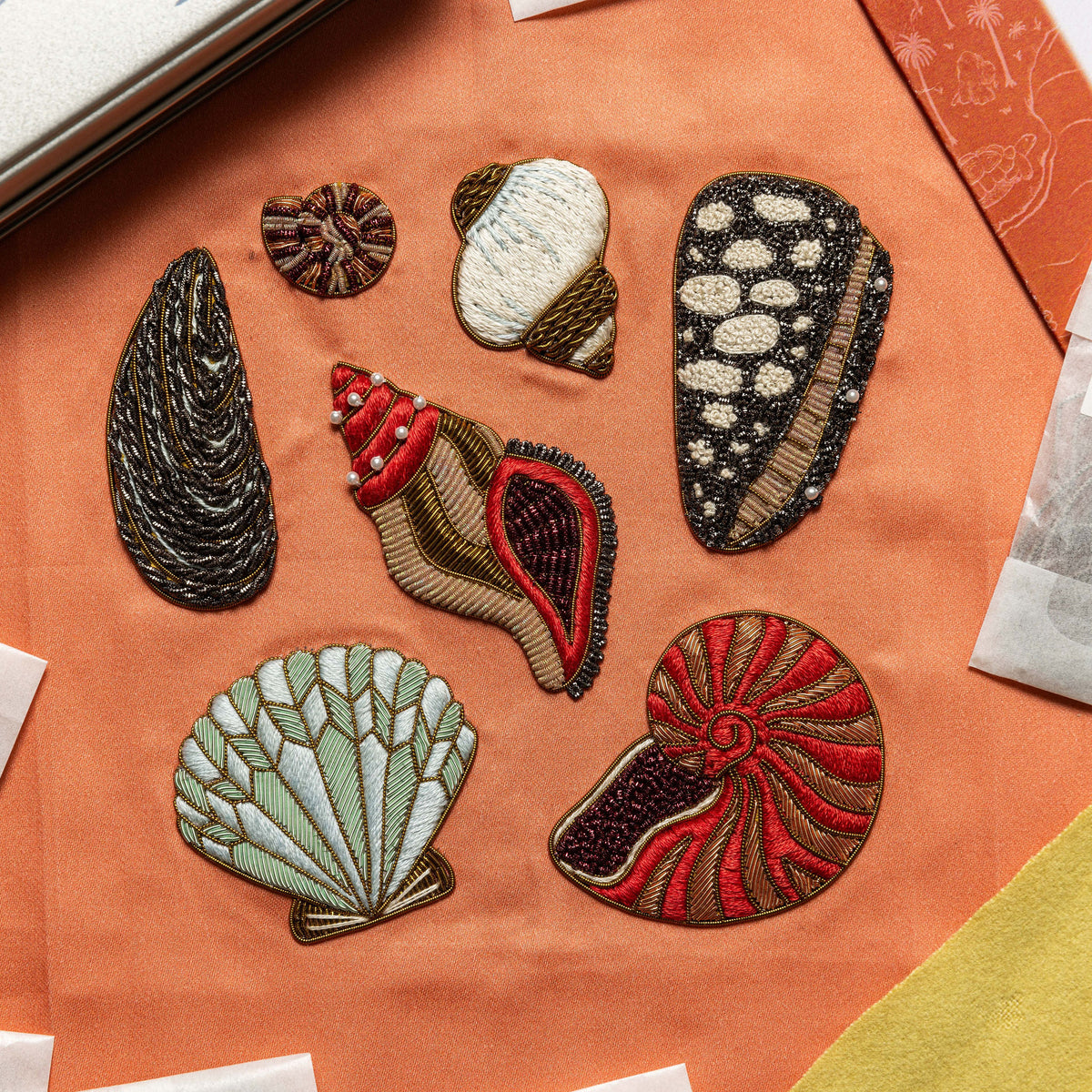 The Beachcomber Goldwork Embroidery Kit 