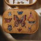 The Butterfly Box - Embroidered Jewellery Box 