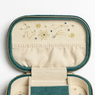 The Celestial Compass Box - Embroidered Jewellery Box 