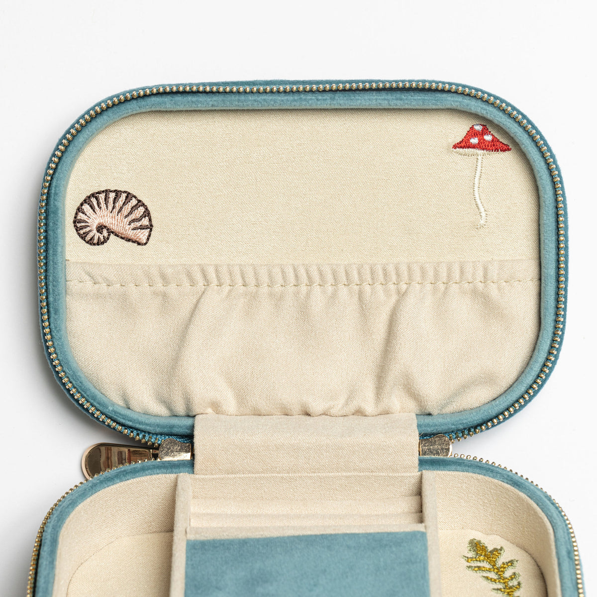 The Curiosity Box - Embroidered Jewellery Box 