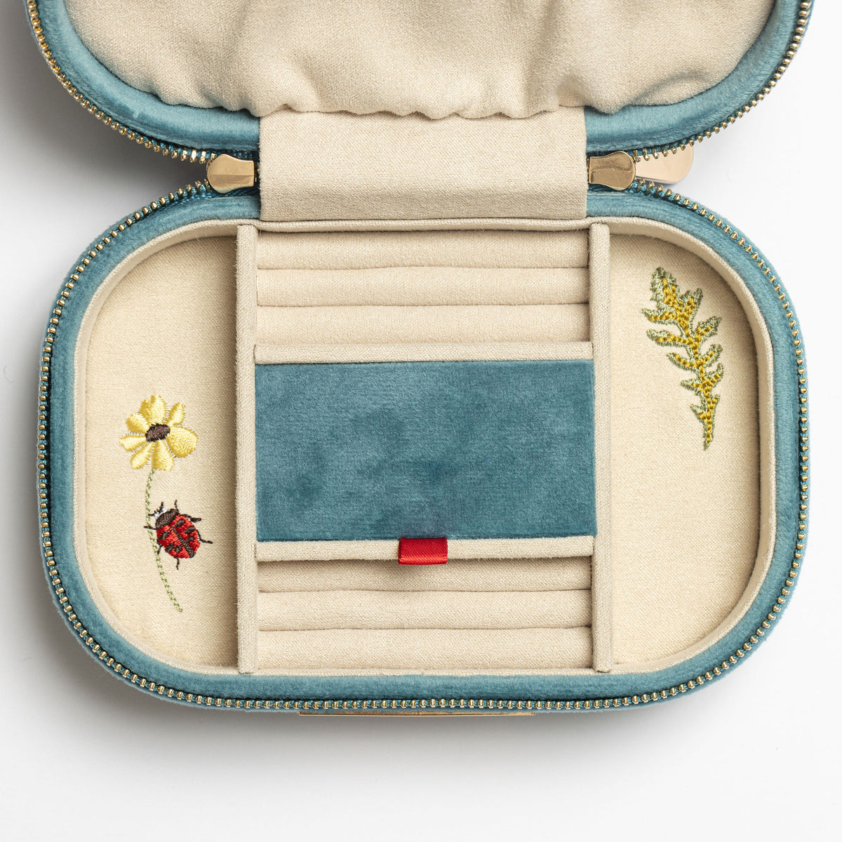 The Curiosity Box - Embroidered Jewellery Box 