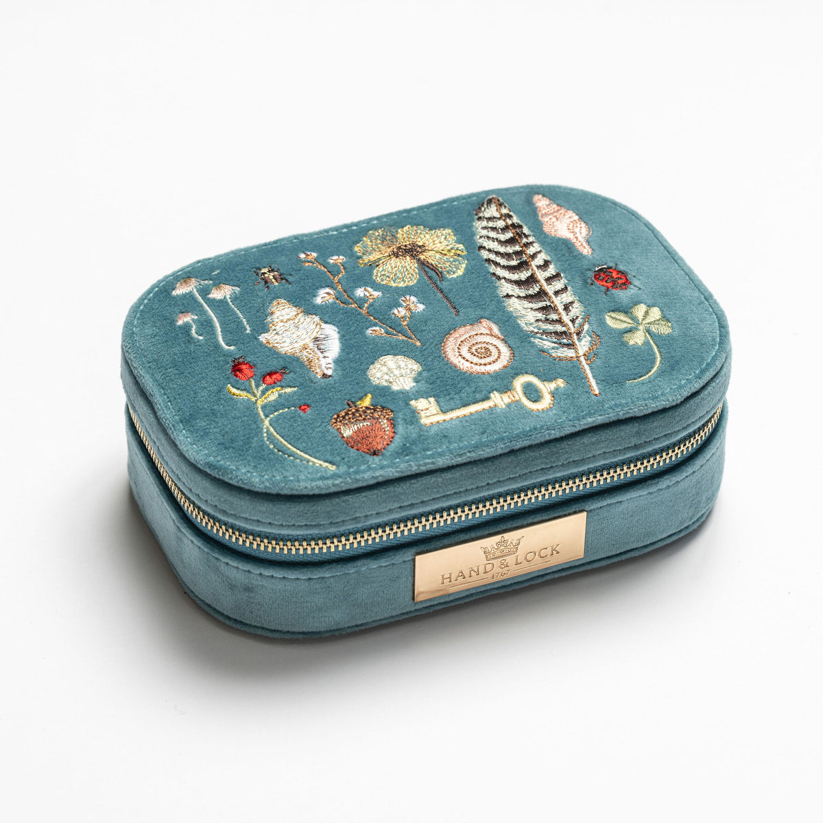 The Curiosity Box - Embroidered Jewellery Box 