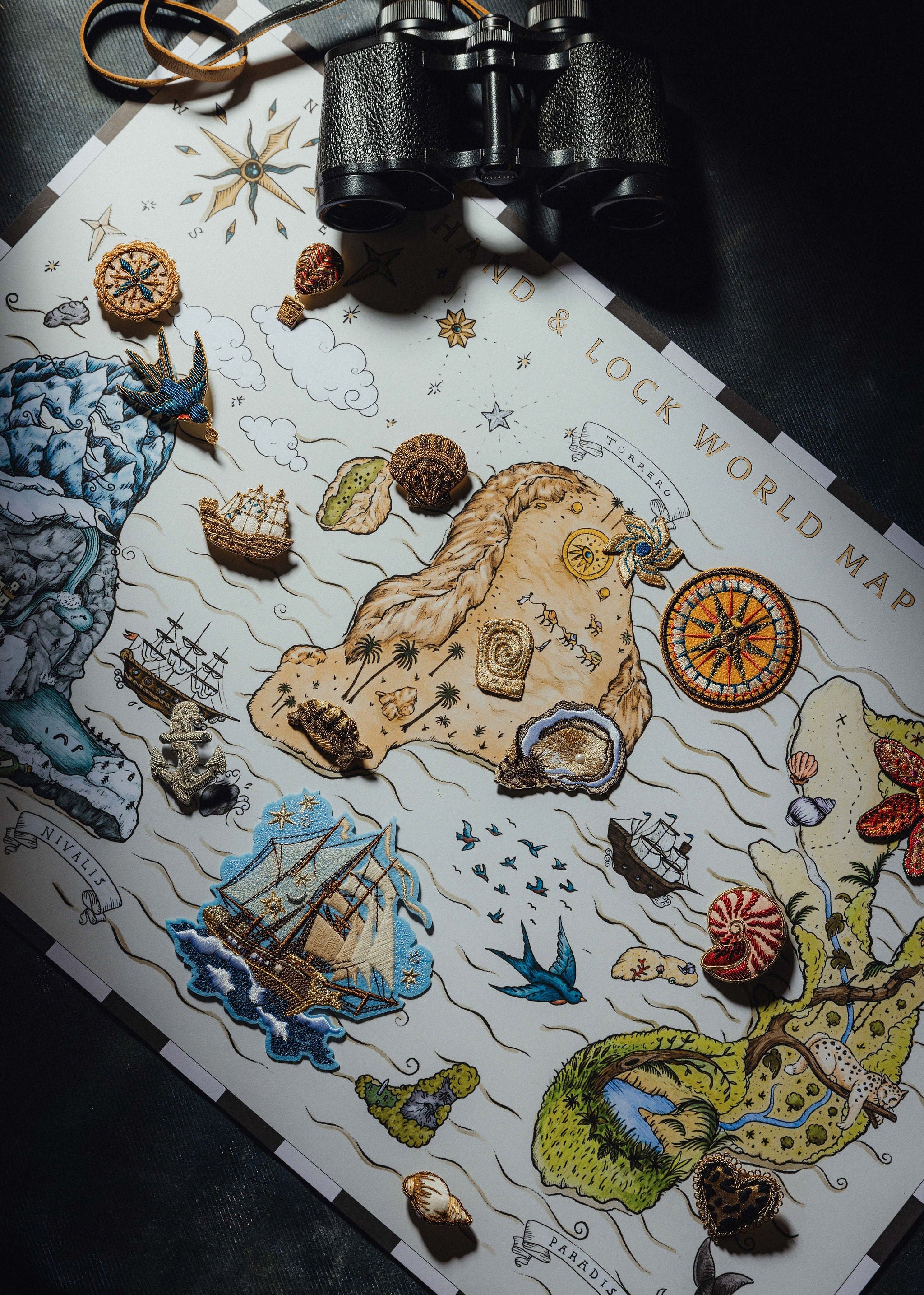 The Explorers Collection - Embroidered Accessories 
