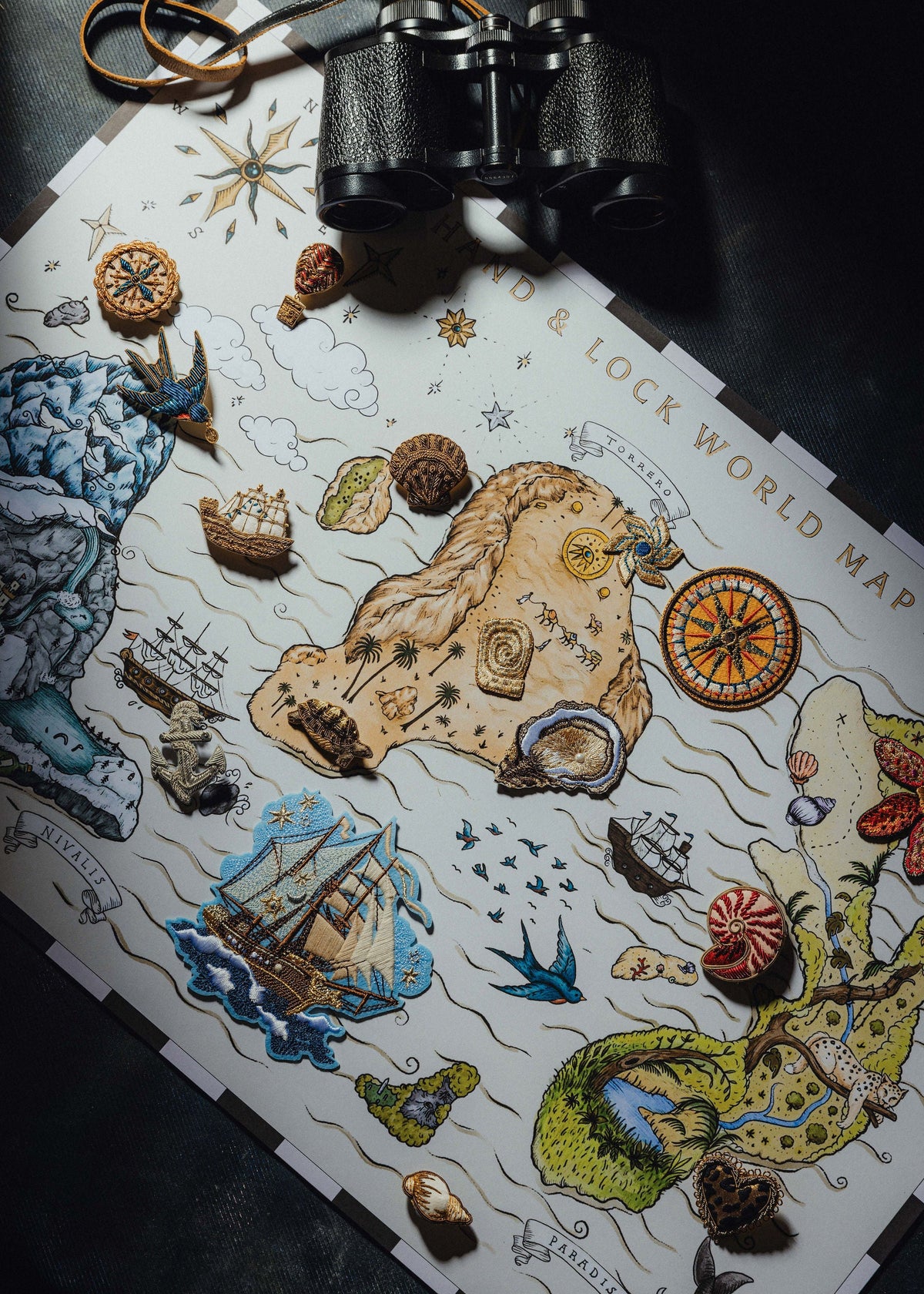 The Explorers Collection - Embroidered Accessories 
