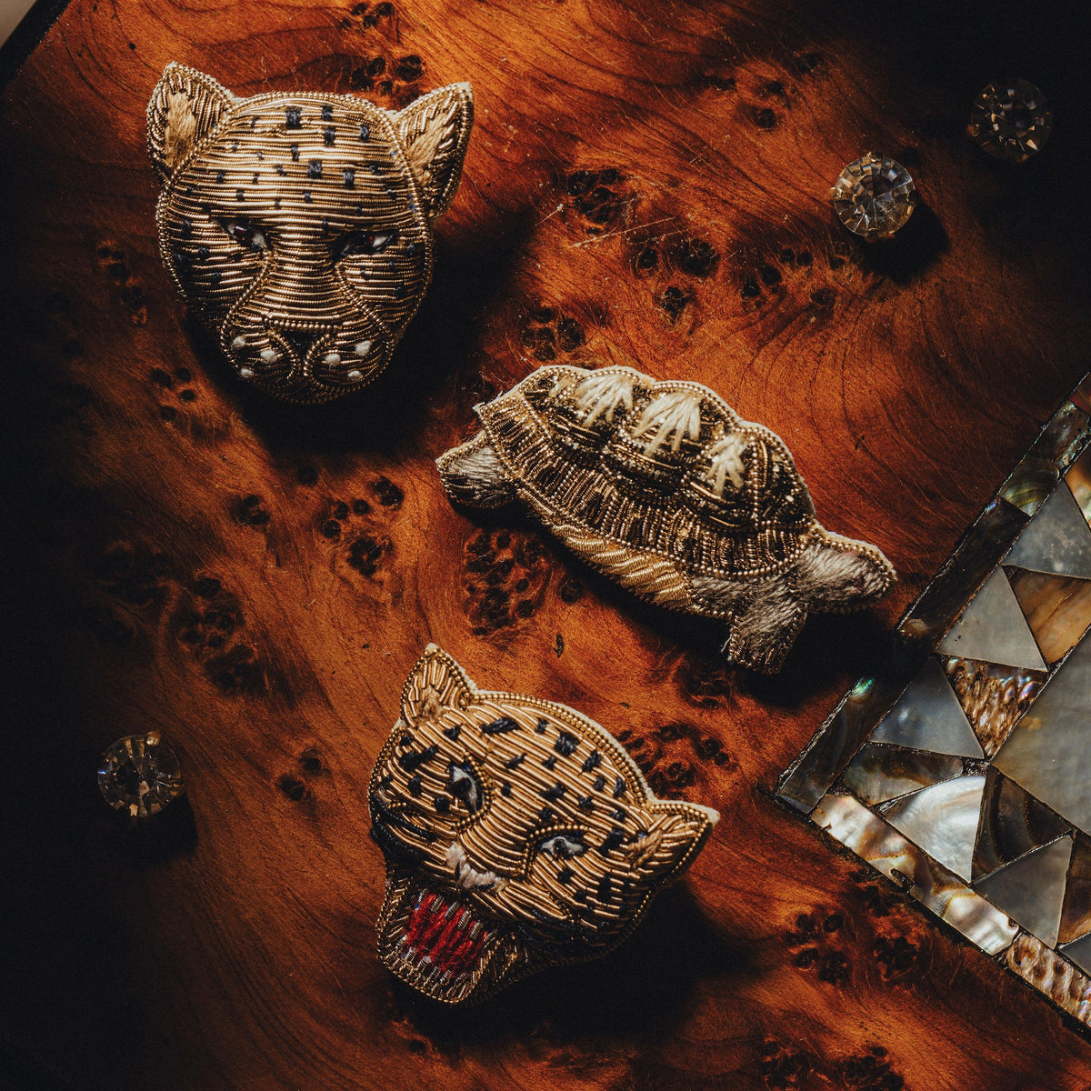 The Explorers Collection - Embroidered Brooches 