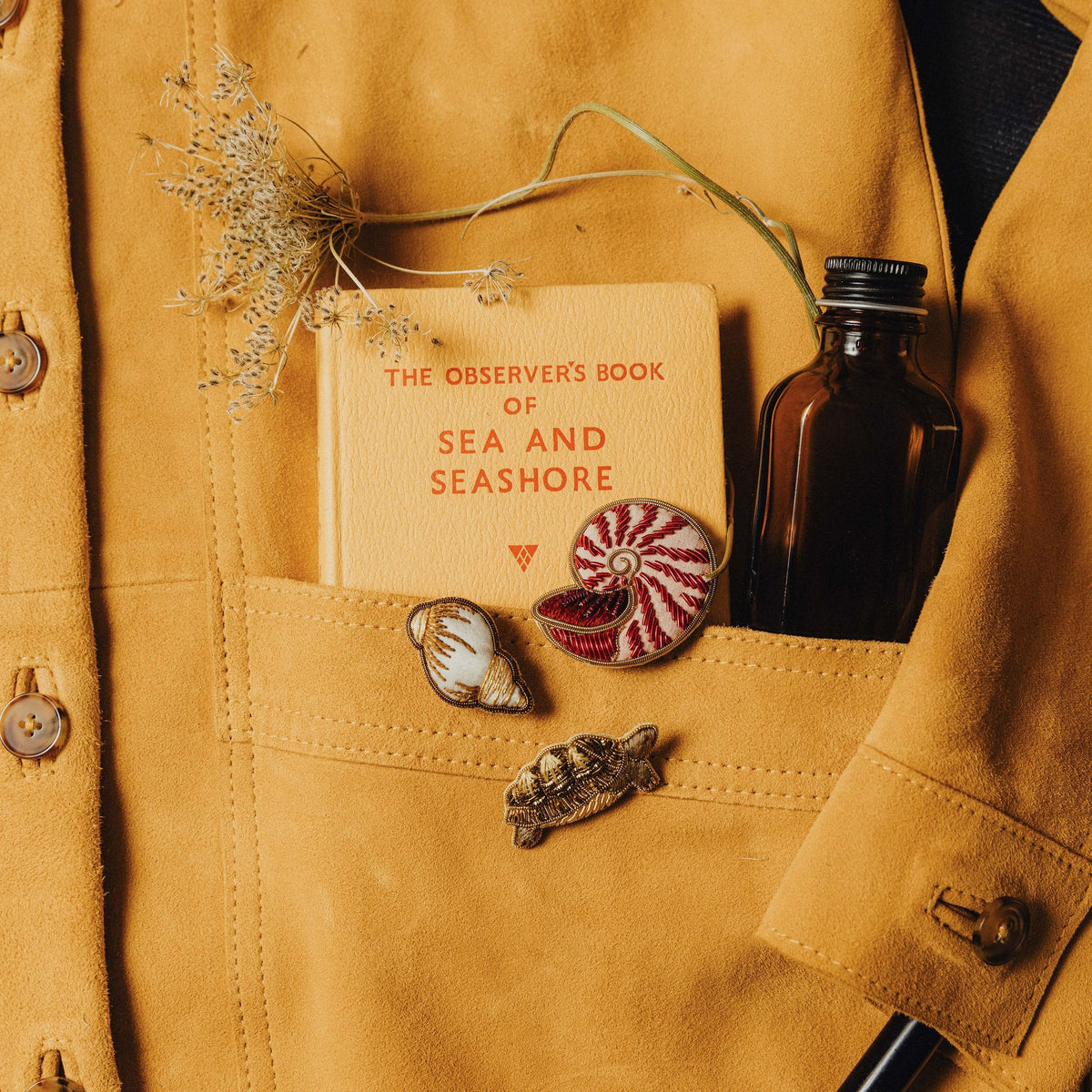 The Explorers Collection - Embroidered Brooches 