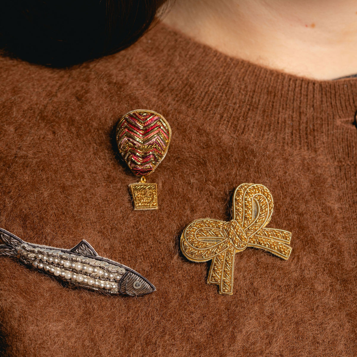 The Explorers Collection - Handmade Brooches 