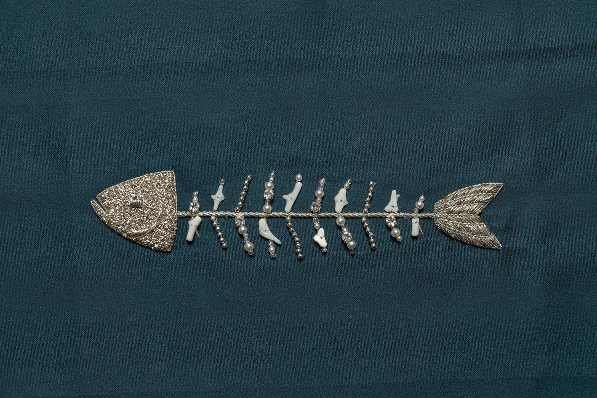 The Fishbone Goldwork Embroidery Kit 
