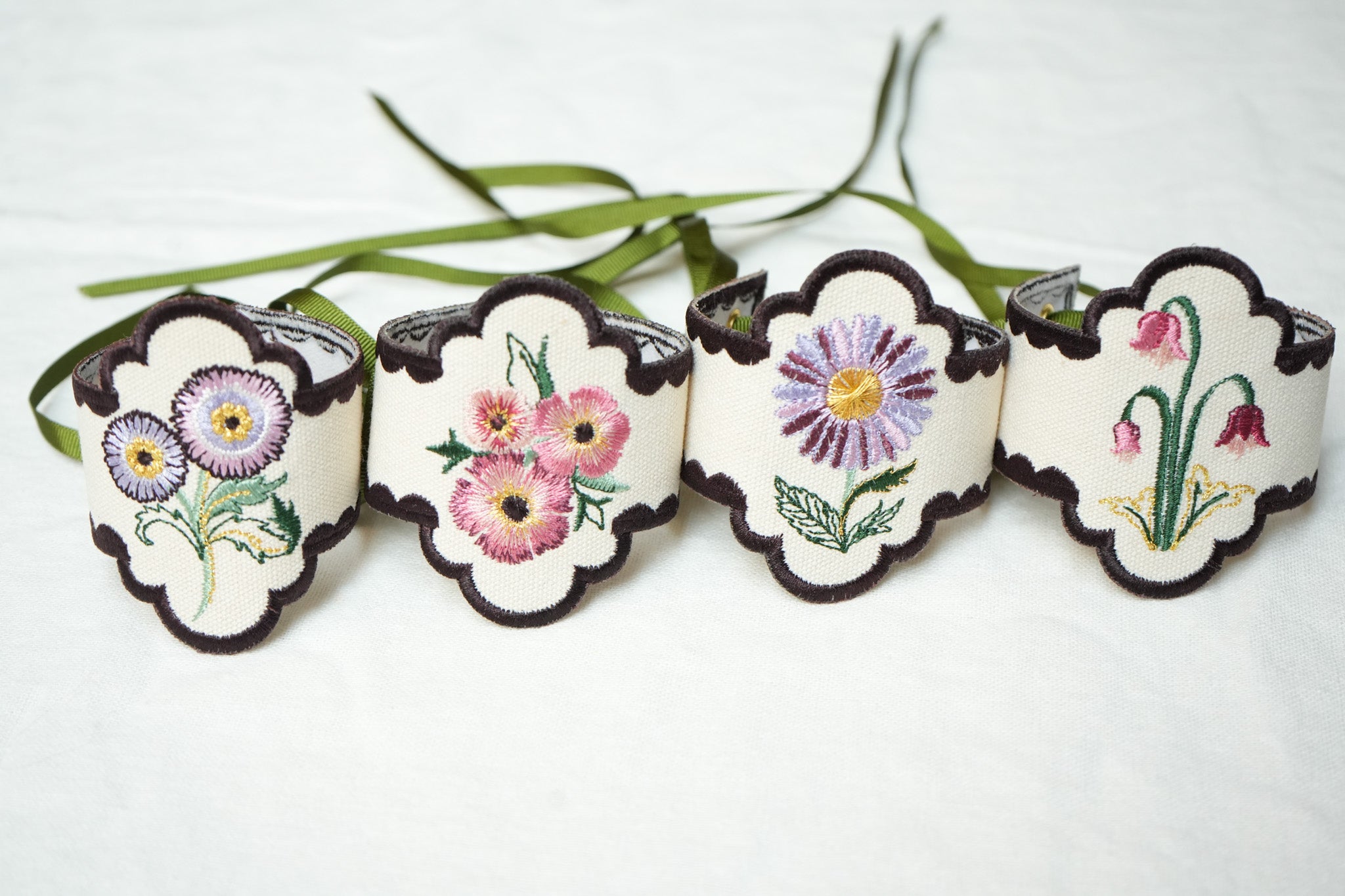 The Floral Dispatch Napkin Ring Set (8540570648835)