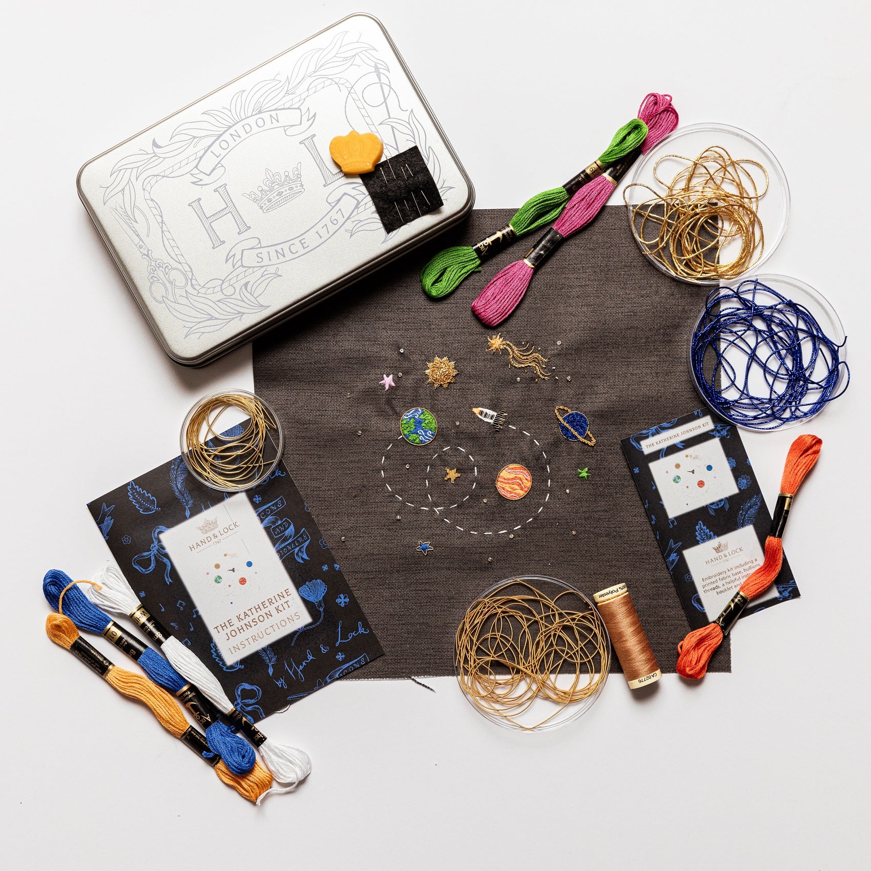 The Katherine Johnson Goldwork Embroidery Kit