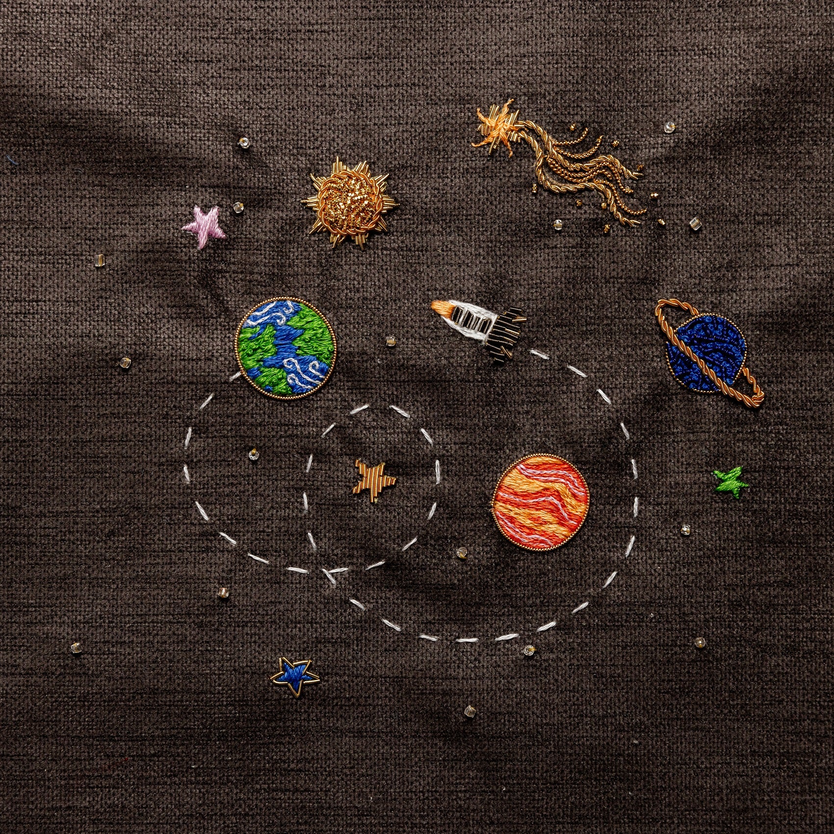 The Katherine Johnson Goldwork Embroidery Kit