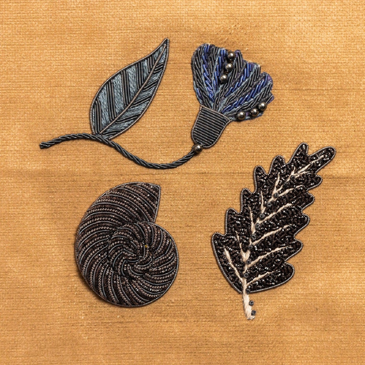The Mary Anning Goldwork Embroidery Kit