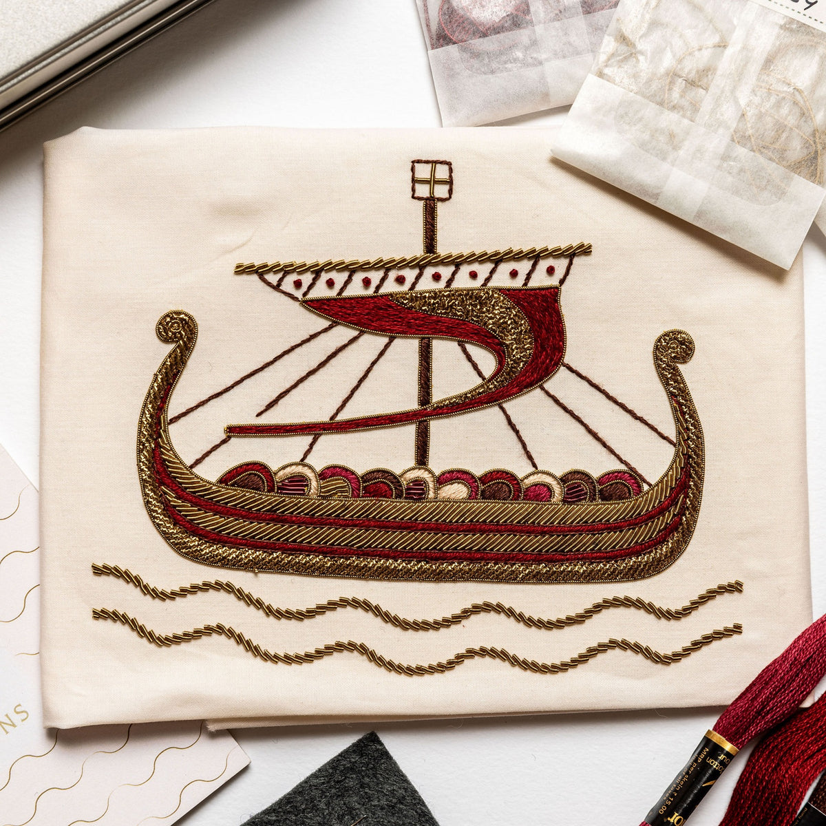 The Ship Goldwork Embroidery Kit - The Bayeux Tapestry Collection