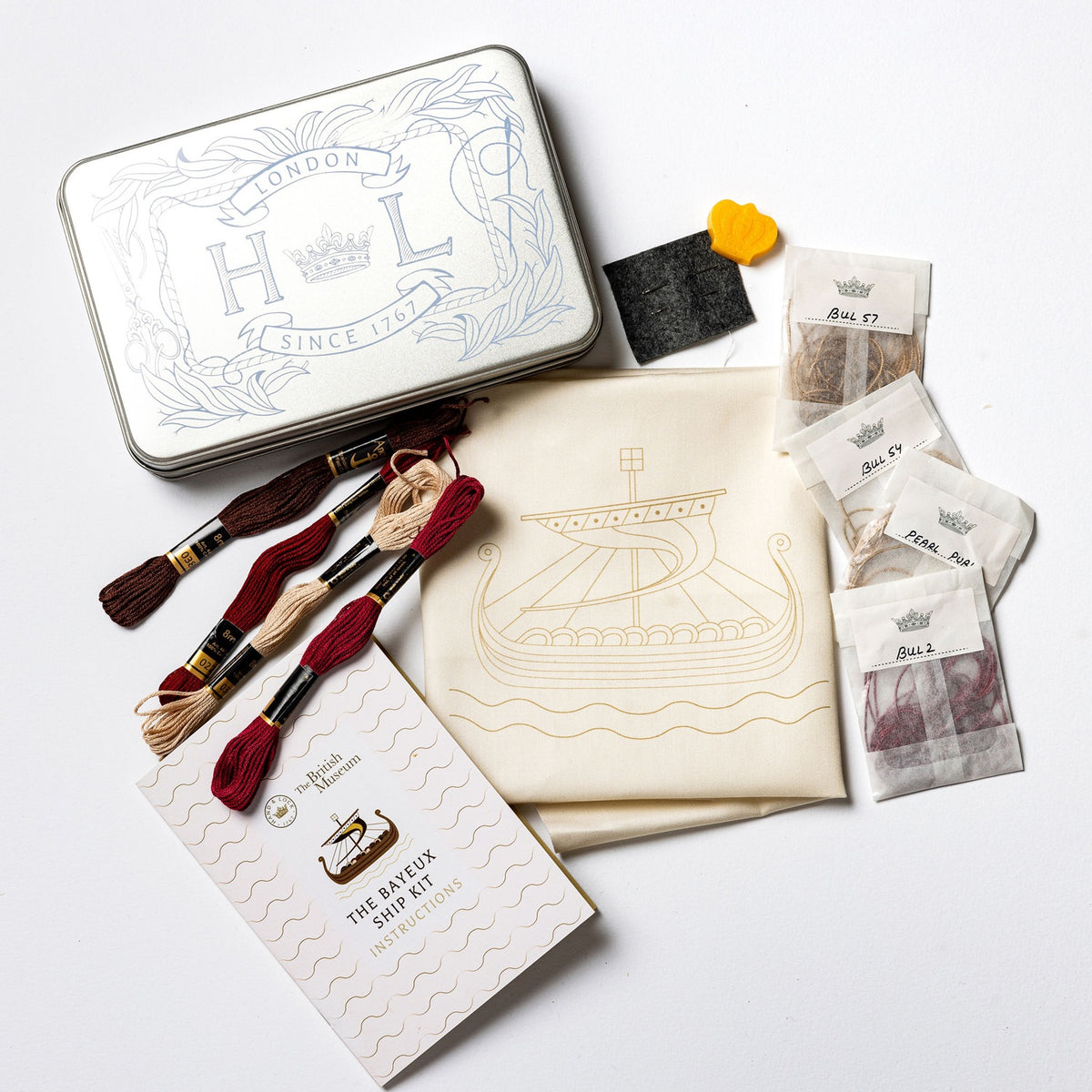 The Ship Goldwork Embroidery Kit - The Bayeux Tapestry Collection 