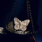 The Silver Collection - The Hand Embroidered Butterfly Brooch