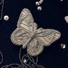 The Silver Collection - The Hand Embroidered Butterfly Brooch