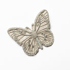 The Silver Collection - The Hand Embroidered Butterfly Brooch