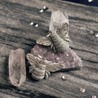 The Silver Collection Hand Embroidered Bee Earrings