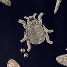 The Silver Collection Machine Embroidered Beetle Patch
