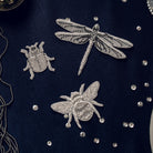 The Silver Collection Machine Embroidered Insect Patches