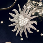 The Silver Collection Machine Embroidered Sacred Heart Patch