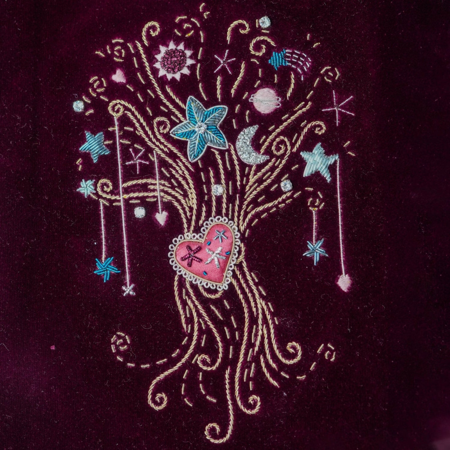 The Wishing Tree Goldwork Embroidery Kit