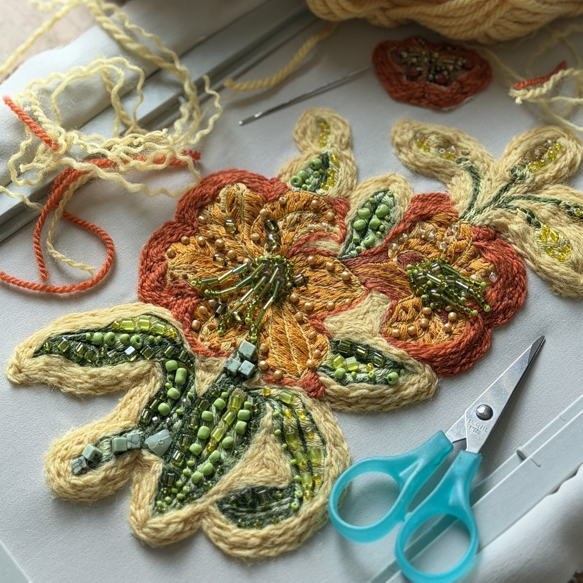 Transforming Vintage Embroidery into Contemporary Art with Madelaine Atkinson 