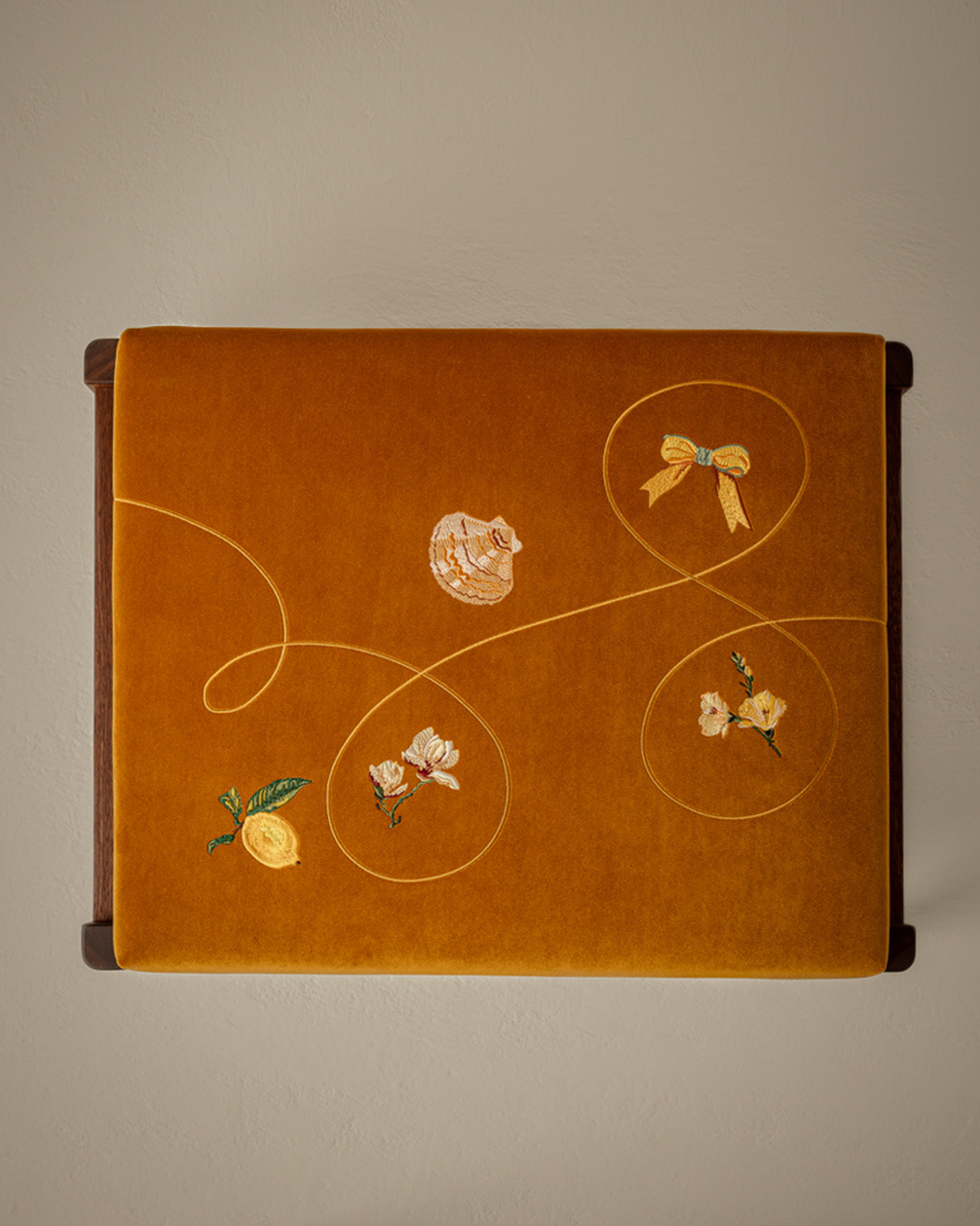 Uncommon Ancestor Bespoke Machine Embroidered Stools