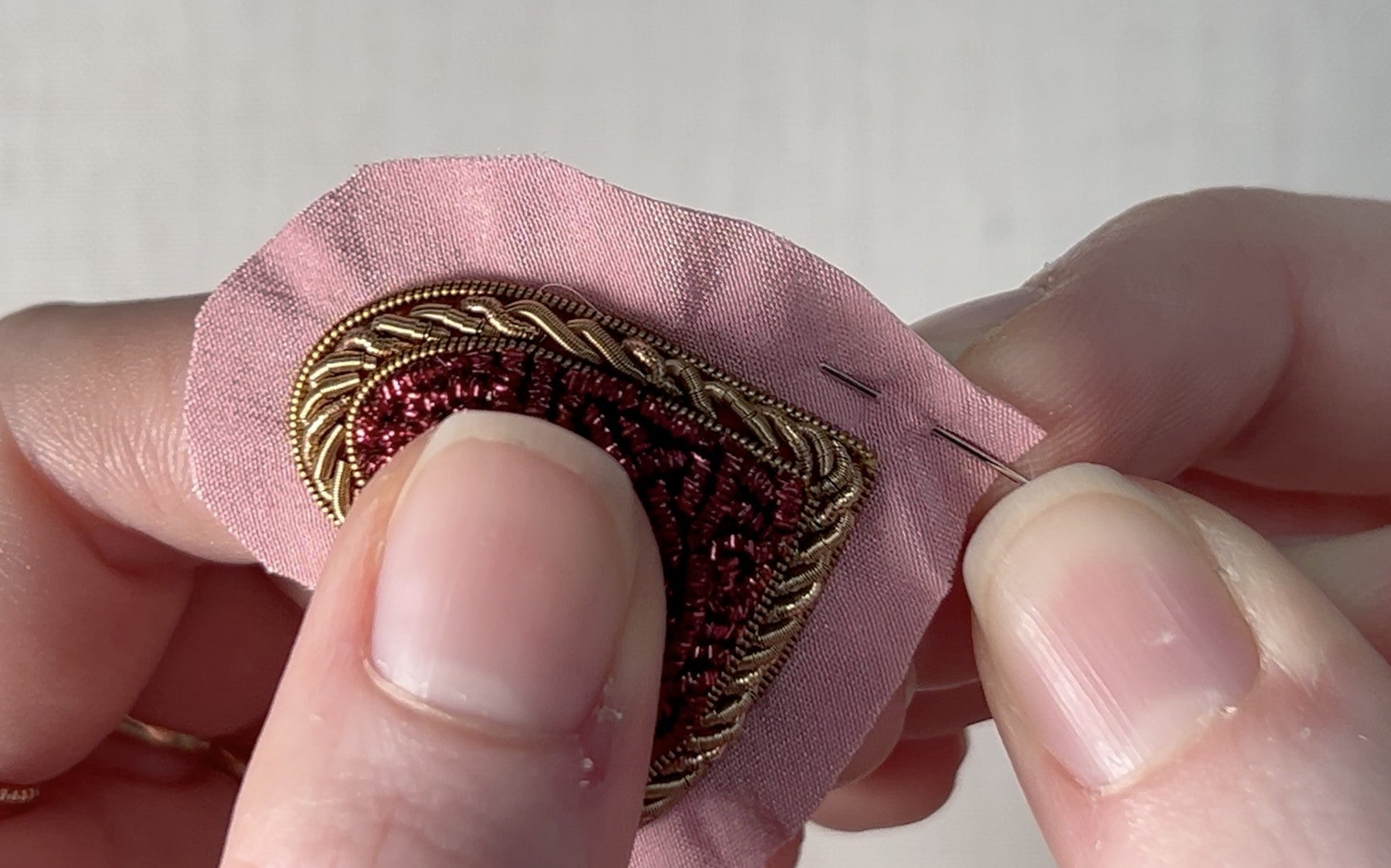 Valentines Heart Brooch Goldwork Kit - Valentines Collection 2026