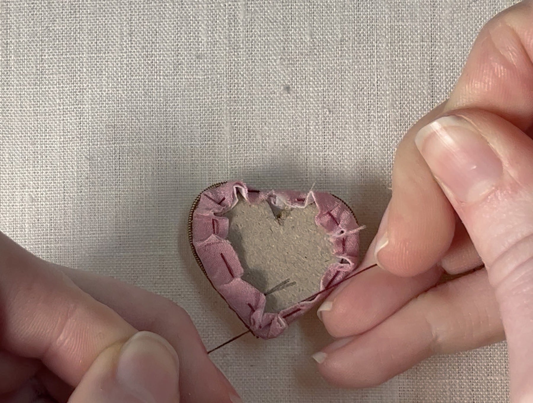 Valentines Heart Brooch Goldwork Kit - Valentines Collection 2026