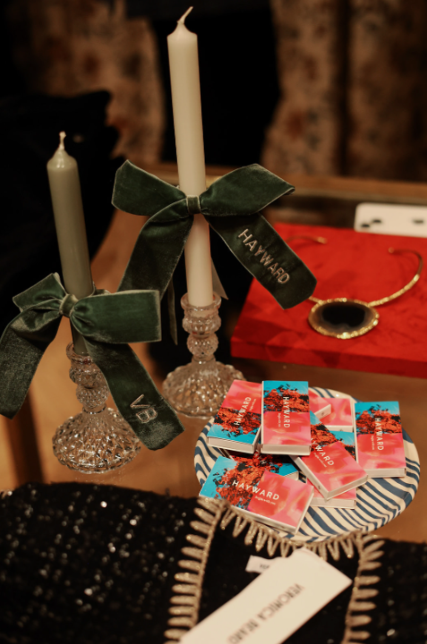 Veronica Beard Christmas Ribbons Machine Embroidery Event