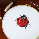 Victoria Matthewson Guest Tutor Hand Embroidery Course 'Silk Shading Ladybird'