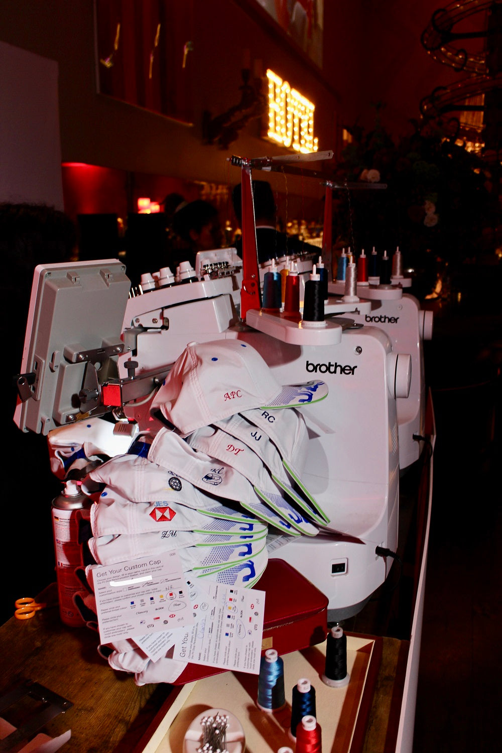 Visa Cash App Racing Bulls F1 Watch Party Bespoke Machine Embroidery Event