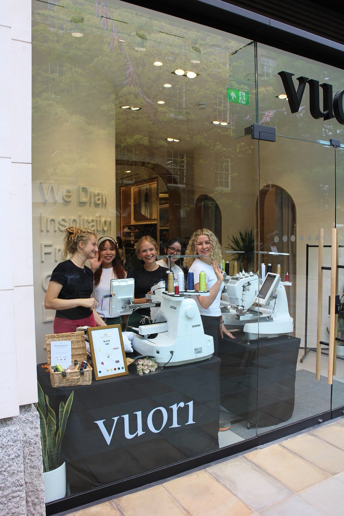 Vuori x Wimbledon Bespoke Machine Embroidery Event