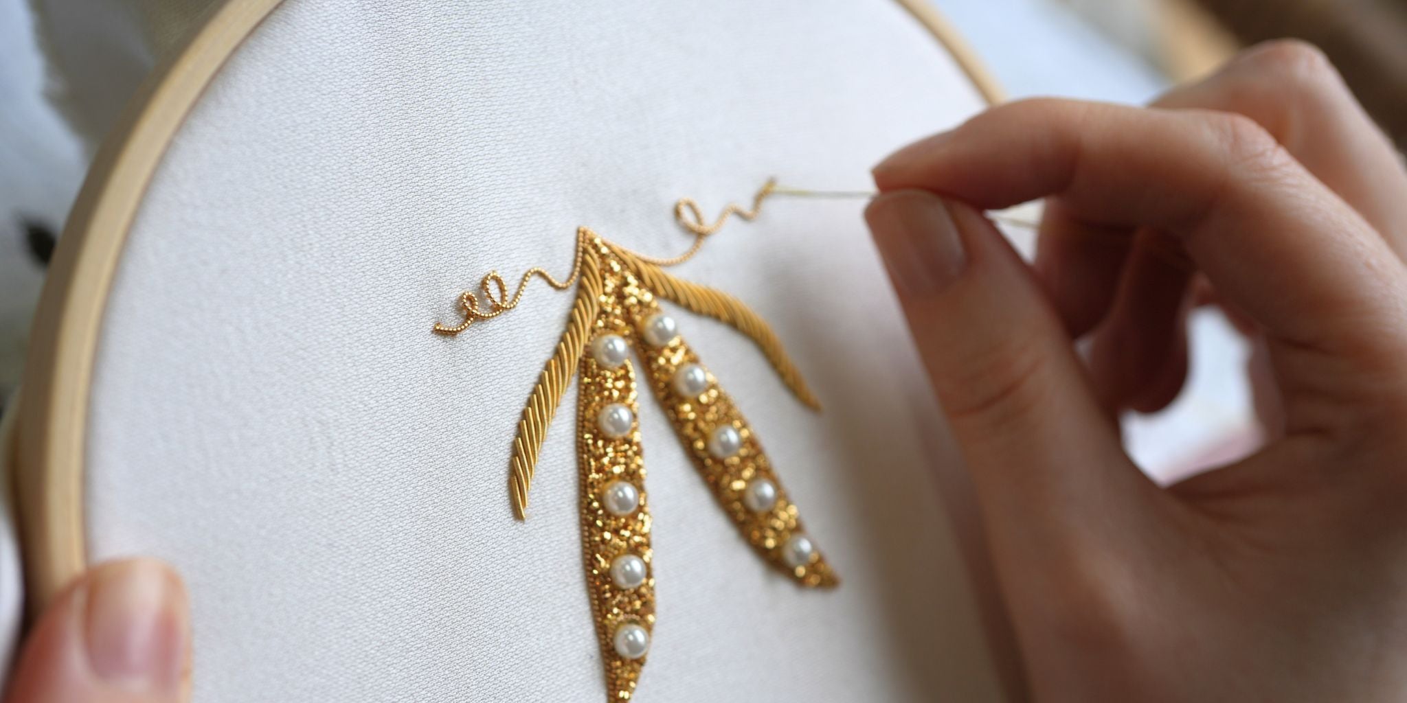 School Course Hand Embroidery Taster Courses Banner