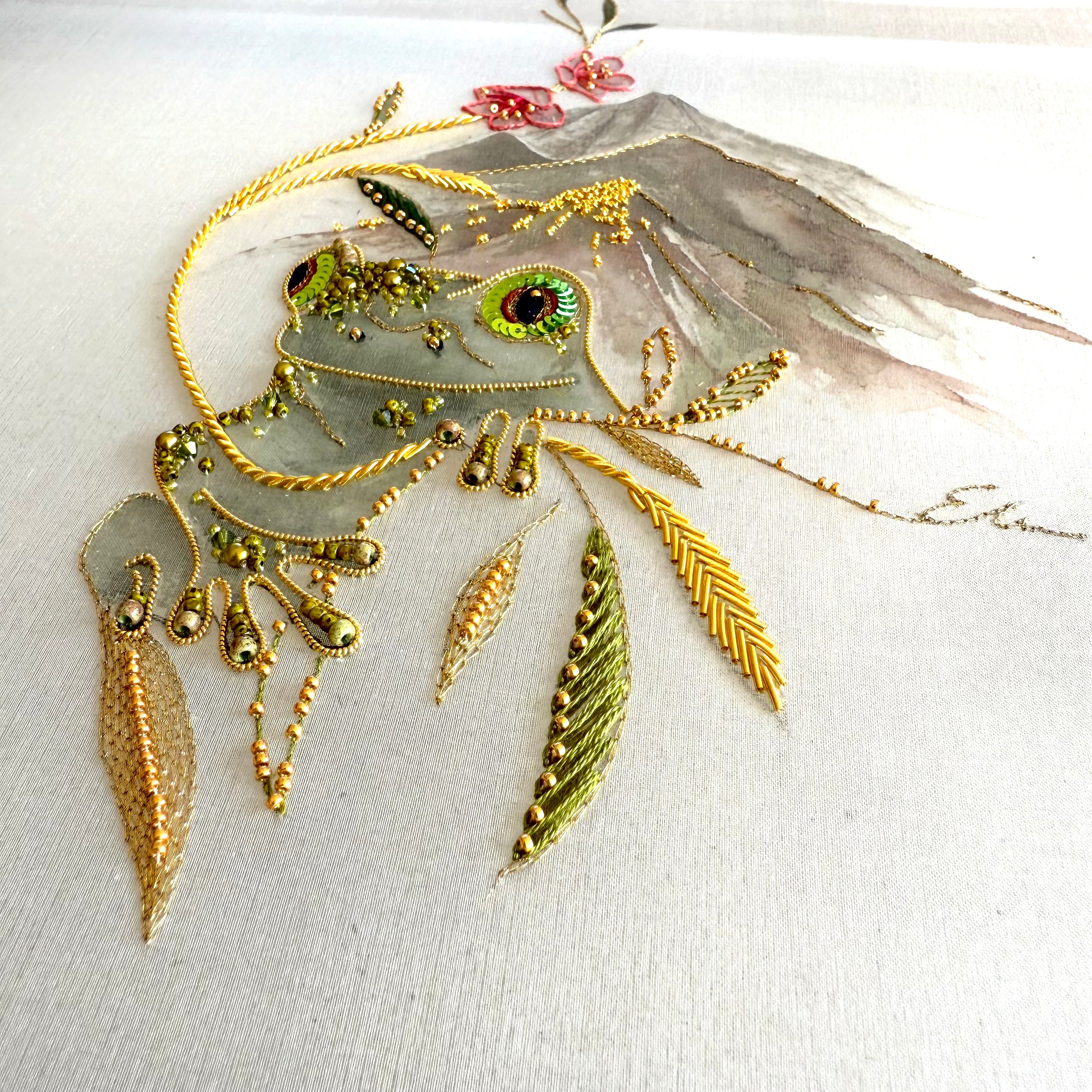 Where the Frog Dreams: Silk Painting and Embroidery Class with Eliza Gomersall